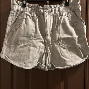 SO Gray High Waist Shorts